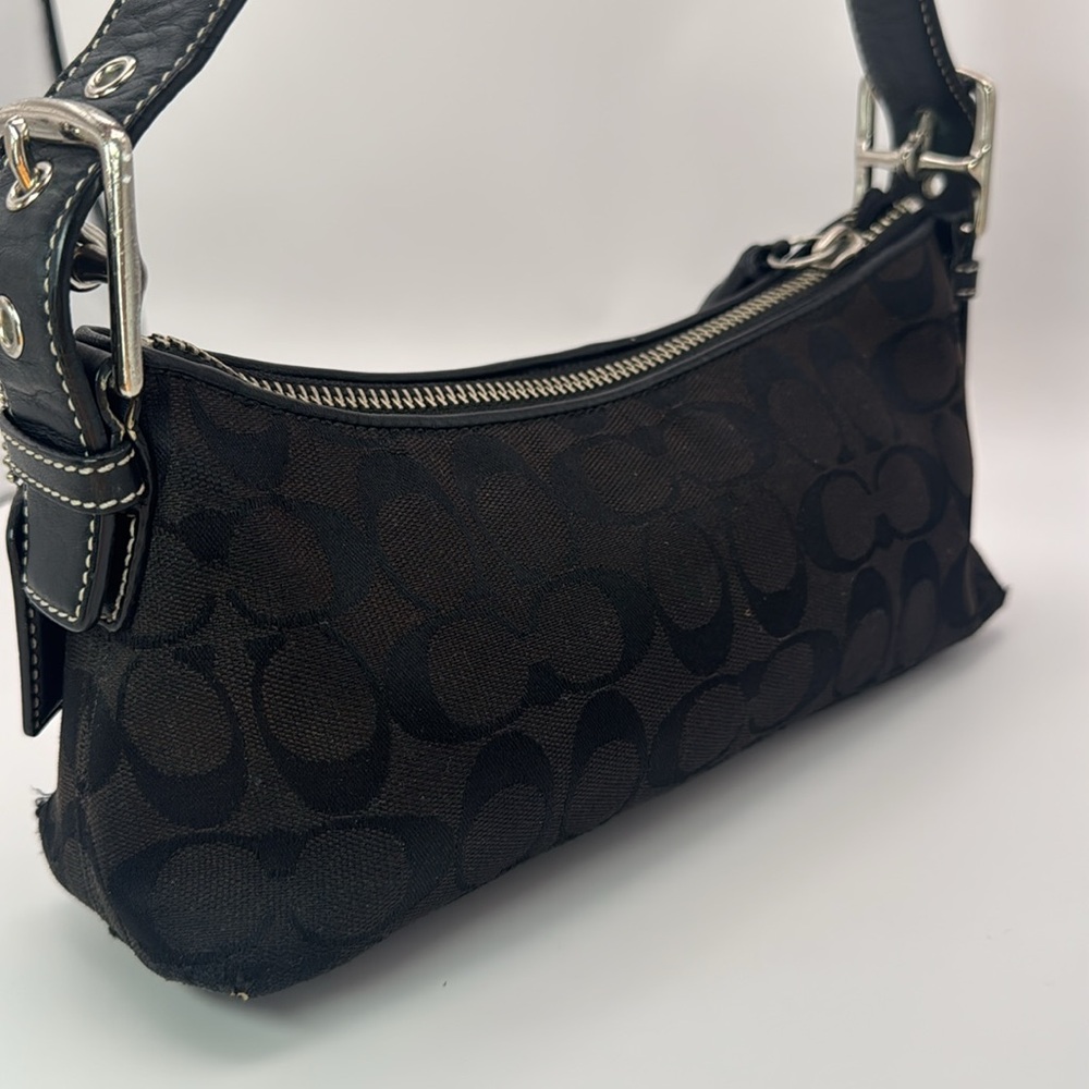 Sale! Vintage Coach Y2K Soho East West Baguette 6371 sinature Cs - Picture 13 of 16